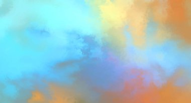 Modern fırça darbeleri. Poster, duvar sanatı, afiş, kart, kitap kapağı veya ambalaj için rahatlatıcı kompozisyonun yumuşak renkli çizimi. Pastel renklerle suluboya. 