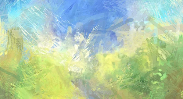 Rough Brushstrokes Abstract Background Brush Painting Color Strokes Paint Unique — Stock Photo, Image