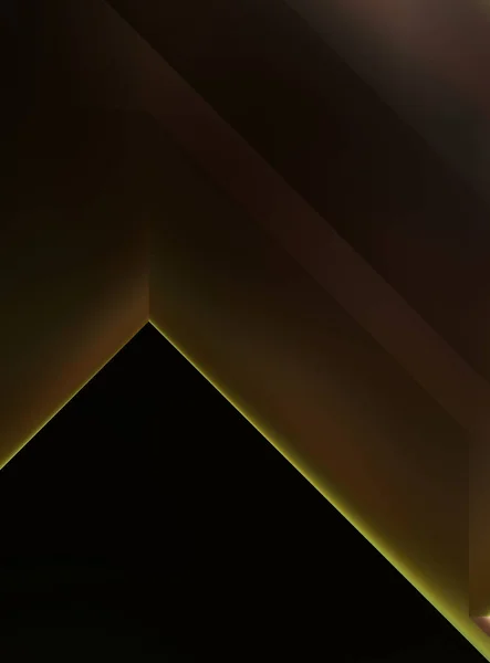 幾何学的な動的形状 グラデーションの背景に影と光を持つ技術デジタルテンプレート トレンドの単純な幾何学的な色グラデーション抽象的な背景 3Dイラスト — ストック写真