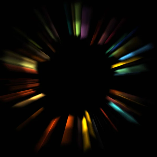 Прохладный Фон Ярких Ярких Световых Вспышек Цветной Глянцевый Свет Дисплей — стоковое фото