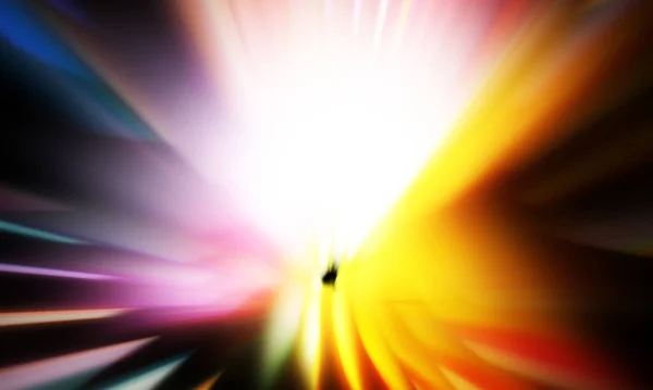 Huellas Partículas Ligeras Sobre Fondo Negro Estrella Explosión Luz Con — Foto de Stock