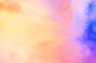 Modern fırça darbeleri. Poster, duvar sanatı, afiş, kart, kitap kapağı veya ambalaj için rahatlatıcı kompozisyonun yumuşak renkli çizimi. Pastel renklerle suluboya. 