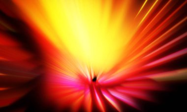 Siyah zemin üzerinde ışık parçacığı izleri. Parlayan parçacıkları ve çizgileri olan ışık patlaması yıldızı. Güzel hareketli soyut ışınlar duvar kağıdı. Renkli Patlama grafiği. Işık ışınlarının patlaması. 