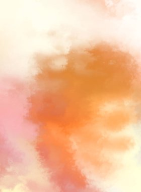 Modern fırça darbeleri. Poster, duvar sanatı, afiş, kart, kitap kapağı veya ambalaj için rahatlatıcı kompozisyonun yumuşak renkli çizimi. Pastel renklerle suluboya. 