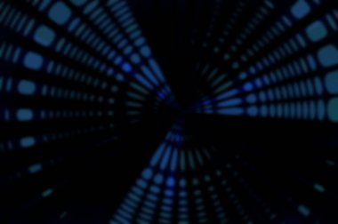 Siyah arkaplanda dönen ışık gösterisi. Lüks çizgiler. Parlak kıvrımlı duvar kağıdı. Uzay tüneli. Dönen ışık çemberi ya da maytap izi. Parlak konsept çizimi.