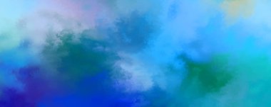 Modern fırça darbeleri. Poster, duvar sanatı, afiş, kart, kitap kapağı veya ambalaj için rahatlatıcı kompozisyonun yumuşak renkli çizimi. Pastel renklerle suluboya. 