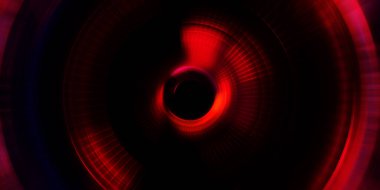 Parlayan neon ışıkları. Parlak sunum tasarım şablonu. Fotoğraf makinesi konsepti. Soyut arkaplan. Dönen ışık ışınları. Hareketli kavramsal duvar kağıdı. Grafik dijital illüstrasyon. 