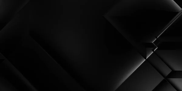 Černé Geometrické Pozadí Moderní Luxusní Minimalistický Design Geometrická Šablona Premium — Stock fotografie