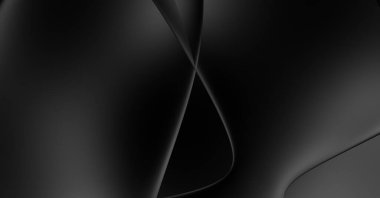 Web sitesi, poster, marka kimliği, broşür, sunum şablonu için lüks koyu bir arka plan. Dalgalı şekilli kaliteli tasarım. Dalgalanmalı soyut arkaplan. Pankart veya kapak tasarımı için dekorasyon.