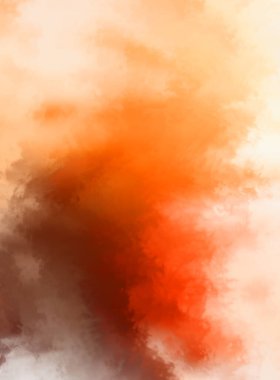 Modern fırça darbeleri. Poster, duvar sanatı, afiş, kart, kitap kapağı veya ambalaj için rahatlatıcı kompozisyonun yumuşak renkli çizimi. Pastel renklerle suluboya. 