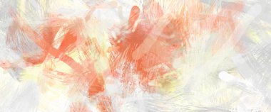 Soyut arkaplanda pürüzlü fırça darbeleri. Fırça boyası. Renkli boya darbeleri. Eşsiz duvar sanatı. Tuvaldeki modern sanat. Renkli çağdaş sanat eserleri.