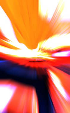 Renkli ışık enerjisi parlamaları. Çarpık grafik hareket arkaplanı. Dinamik patlama flaşı. Hızlanma efekti. Hızlı yüksek hız bulanıklaştırma arkaplanı. Işık teknolojisi soyut duvar kağıdı.