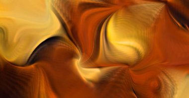 Hareketli girdapların soyut çizimi. Titreşimli renkli kıvrımların dönen akışı. Kıvrımlı ve kıvrımlı arka plan ve çizgiler. Garip duvar kâğıdı tasarımı. Dalgalanma arkaplanı.