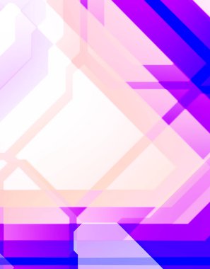 Geometrik arkaplan minimalist tasarımı. Bir teknoloji planının dijital illüstrasyonu. Fütürist şablon arkaplanı. Renkli ve canlı geometrik şekiller katmanları var. Soyut yaratıcı konsept duvar kağıdı.