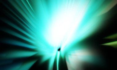 Siyah zemin üzerinde ışık parçacığı izleri. Parlayan parçacıkları ve çizgileri olan ışık patlaması yıldızı. Güzel hareketli soyut ışınlar duvar kağıdı. Renkli Patlama grafiği. Işık ışınlarının patlaması. 