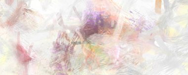 Soyut arkaplanda pürüzlü fırça darbeleri. Fırça boyası. Renkli boya darbeleri. Eşsiz duvar sanatı. Tuvaldeki modern sanat. Renkli çağdaş sanat eserleri.