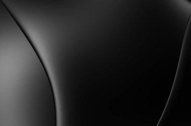 Web sitesi, poster, marka kimliği, broşür, sunum şablonu için lüks koyu bir arka plan. Dalgalı şekilli kaliteli tasarım. Dalgalanmalı soyut arkaplan. Pankart veya kapak tasarımı için dekorasyon.