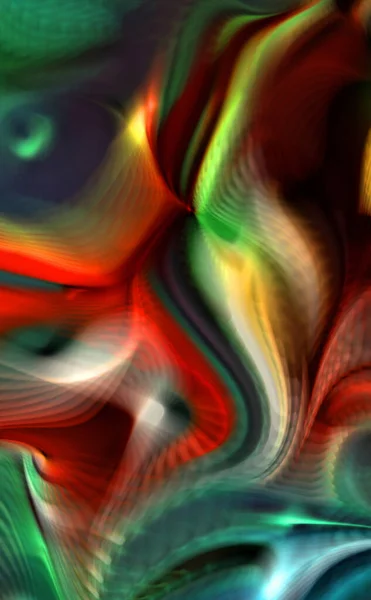 Ilustración Abstracta Remolinos Con Senderos Movimiento Corriente Flujo Giratorio Vibración —  Fotos de Stock