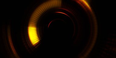 Parlayan neon ışıkları. Parlak sunum tasarım şablonu. Fotoğraf makinesi konsepti. Soyut arkaplan. Dönen ışık ışınları. Hareketli kavramsal duvar kağıdı. Grafik dijital illüstrasyon. 