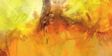 Soyut arkaplanda pürüzlü fırça darbeleri. Fırça boyası. Renkli boya darbeleri. Eşsiz duvar sanatı. Tuvaldeki modern sanat. Renkli çağdaş sanat eserleri.