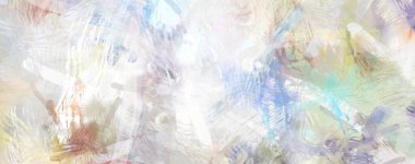 Soyut arkaplanda pürüzlü fırça darbeleri. Fırça boyası. Renkli boya darbeleri. Eşsiz duvar sanatı. Tuvaldeki modern sanat. Renkli çağdaş sanat eserleri.