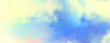 Modern fırça darbeleri. Poster, duvar sanatı, afiş, kart, kitap kapağı veya ambalaj için rahatlatıcı kompozisyonun yumuşak renkli çizimi. Pastel renklerle suluboya. 