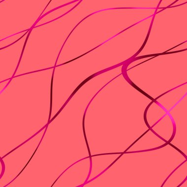 Dalgalı yansıtıcı çizgilerin kusursuz deseni. Lüks minimalist malzeme. Süs dalgasıyla dekoratif motif. Web, kartvizit, davetiye, poster, tekstil baskısı için zarif duvar kağıdı.