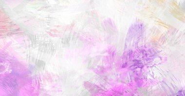 Soyut arkaplanda pürüzlü fırça darbeleri. Fırça boyası. Renkli boya darbeleri. Eşsiz duvar sanatı. Tuvaldeki modern sanat. Renkli çağdaş sanat eserleri.