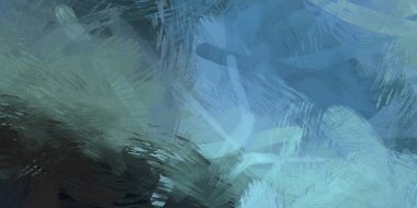 Soyut arkaplanda pürüzlü fırça darbeleri. Fırça boyası. Renkli boya darbeleri. Eşsiz duvar sanatı. Tuvaldeki modern sanat. Renkli çağdaş sanat eserleri.