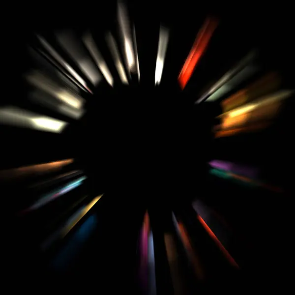 Cool Background Vivid Vibrant Light Flares Colorful Glossy Lights Display — ストック写真