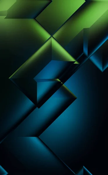 Kuvitus Trendikäs Yksinkertainen Geometrinen Värigradientti Abstrakti Tausta Geometriset Dynaamiset Muodot — kuvapankkivalokuva