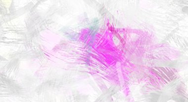 Soyut arkaplanda pürüzlü fırça darbeleri. Fırça boyası. Renkli boya darbeleri. Eşsiz duvar sanatı. Tuvaldeki modern sanat. Renkli çağdaş sanat eserleri.