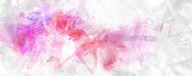 Soyut arkaplanda pürüzlü fırça darbeleri. Fırça boyası. Renkli boya darbeleri. Eşsiz duvar sanatı. Tuvaldeki modern sanat. Renkli çağdaş sanat eserleri.