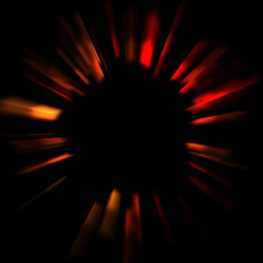 Canlı ve canlı ışık parlamalarının serin arkaplanı. Renkli parlak ışıklar patlama efektiyle görüntülenir. Parlak renkli arkaplan.