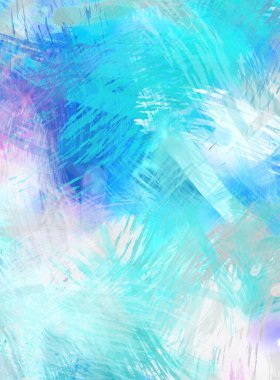 Soyut arkaplanda pürüzlü fırça darbeleri. Fırça boyası. Renkli boya darbeleri. Eşsiz duvar sanatı. Tuvaldeki modern sanat. Renkli çağdaş sanat eserleri.