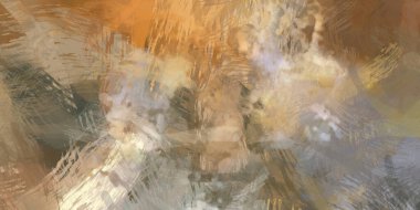 Soyut arkaplanda pürüzlü fırça darbeleri. Fırça boyası. Renkli boya darbeleri. Eşsiz duvar sanatı. Tuvaldeki modern sanat. Renkli çağdaş sanat eserleri.