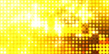 Parlak desenli duvar kağıdı. Sahne ışıkları olan renkli ışıkların ihtişamlı arkaplanı. Parlayan ışıklar siyah arka planda parti izleri. Sahne veya stadyum ışıklarının dijital illüstrasyonu. 