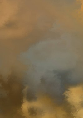 Modern fırça darbeleri. Poster, duvar sanatı, afiş, kart, kitap kapağı veya ambalaj için rahatlatıcı kompozisyonun yumuşak renkli çizimi. Pastel renklerle suluboya. 