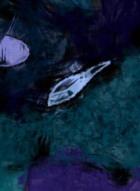 Tuval üzerinde etkileyici fırçalanmış resim. Kaotik resim. Taranmış Boyalı Soyut Arkaplan. Fırça darbesi ile boyanmış. Kaos duvarı sanatı. Sanatsal canlılık ve renkli duvar kağıdı.