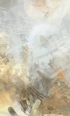 Soyut arkaplanda pürüzlü fırça darbeleri. Fırça boyası. Renkli boya darbeleri. Eşsiz duvar sanatı. Tuvaldeki modern sanat. Renkli çağdaş sanat eserleri.