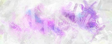 Soyut arkaplanda pürüzlü fırça darbeleri. Fırça boyası. Renkli boya darbeleri. Eşsiz duvar sanatı. Tuvaldeki modern sanat. Renkli çağdaş sanat eserleri.