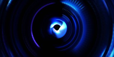 Fotoğraf makinesi konsepti. Soyut arkaplan. Dönen ışık ışınları. Hareketli kavramsal duvar kağıdı. Grafik dijital illüstrasyon. Parlayan neon ışıkları. Parlak sunum tasarım şablonu.