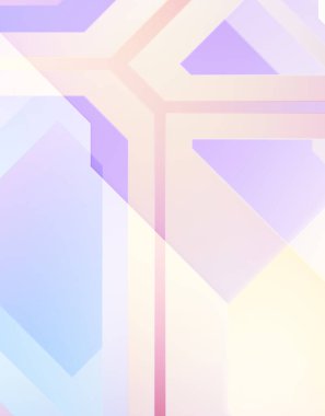 Geometrik arkaplan minimalist tasarımı. Bir teknoloji planının dijital illüstrasyonu. Fütürist şablon arkaplanı. Renkli ve canlı geometrik şekiller katmanları var. Soyut yaratıcı konsept duvar kağıdı.