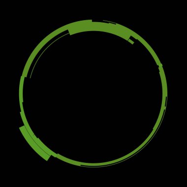 Fütürist dairesel gövde arayüzü elementi. Soyut çember geometrik arkaplan. Dijital teknolojinin grafiksel çizimi.