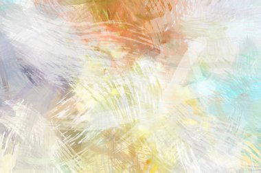 Soyut arkaplanda pürüzlü fırça darbeleri. Fırça boyası. Renkli boya darbeleri. Eşsiz duvar sanatı. Tuvaldeki modern sanat. Renkli çağdaş sanat eserleri.