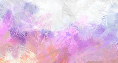 Soyut arkaplanda pürüzlü fırça darbeleri. Fırça boyası. Renkli boya darbeleri. Eşsiz duvar sanatı. Tuvaldeki modern sanat. Renkli çağdaş sanat eserleri.