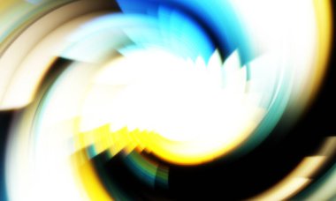 Dönen Işık gösterisi arka planı. Canlı renklerle donatılmış ruhani enerji girdabı. Renkli canlı hareket çizimi. Tanıtım geçmişi. Kutlama grafiği.