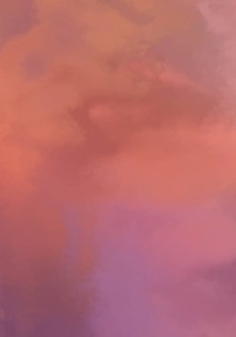 Modern fırça darbeleri. Poster, duvar sanatı, afiş, kart, kitap kapağı veya ambalaj için rahatlatıcı kompozisyonun yumuşak renkli çizimi. Pastel renklerle suluboya. 