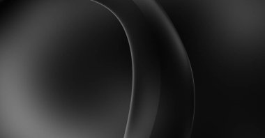 Web sitesi, poster, marka kimliği, broşür, sunum şablonu için lüks koyu bir arka plan. Dalgalı şekilli kaliteli tasarım. Dalgalanmalı soyut arkaplan. Pankart veya kapak tasarımı için dekorasyon.