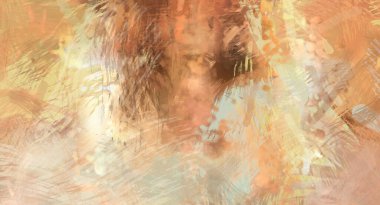 Soyut arkaplanda pürüzlü fırça darbeleri. Fırça boyası. Renkli boya darbeleri. Eşsiz duvar sanatı. Tuvaldeki modern sanat. Renkli çağdaş sanat eserleri.